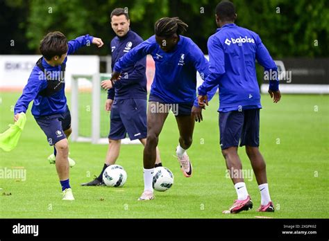 Gent S Daisuke Yokota And Gent S Jordan Torunarigha Pictured During The