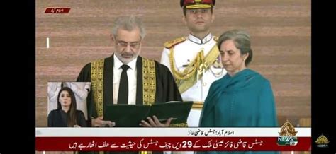 Justice Qazi Faez Isa Was Sworn In As The 29th Chief Justice Of