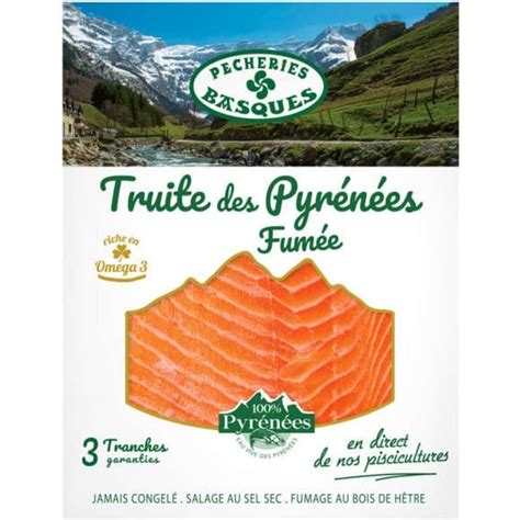 Pecheries Basques Truite Fumee Des Pyrenees Tr G Monoprix Fr