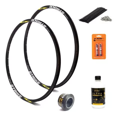 Aro Vzan Strike Pro F Kit Tubeless Fita Raios Selante