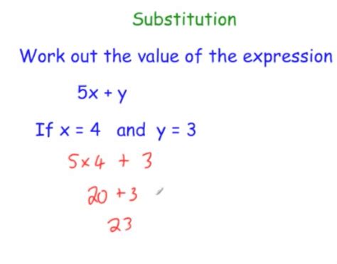 Substitution Into Expressions Video Corbettmaths