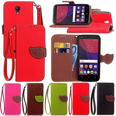 Fcqoue Luxury Retro Leather Flip For Alcatel Pixi Phone Case Oil