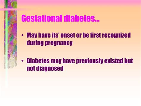 Ppt Managing Gestational Diabetes Powerpoint Presentation Free Download Id 5737532