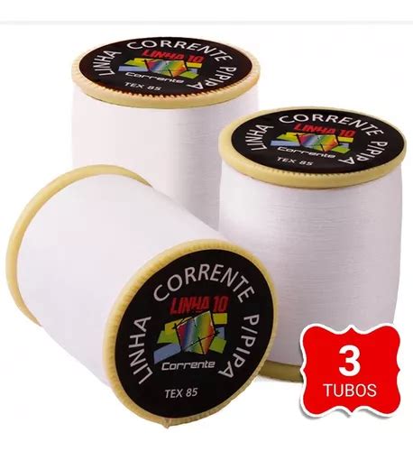 Tub O Linha Corrente Carretel P Pipa Jardas Kit