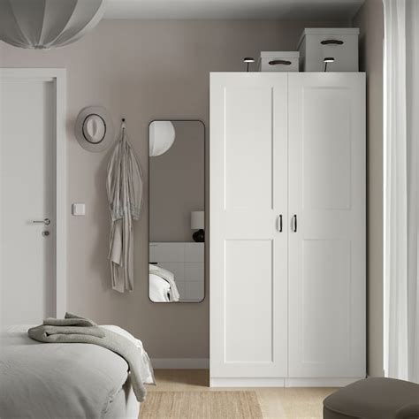 Pax Grimo Wardrobe Combination Whitewhite 3938x2358x7914 Ikea