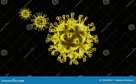 Corona Virus Cell Covid19 In 3d Stock Illustratie Illustration Of