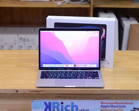 Macbook Pro 13 Inch 2022 Silver Apple M2 8 Core Ram 8gb Ssd 256gb Full Box Apple Care