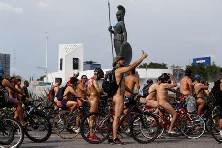 Hundreds Cyclists Participate Tenth Edition World Foto De Stock De