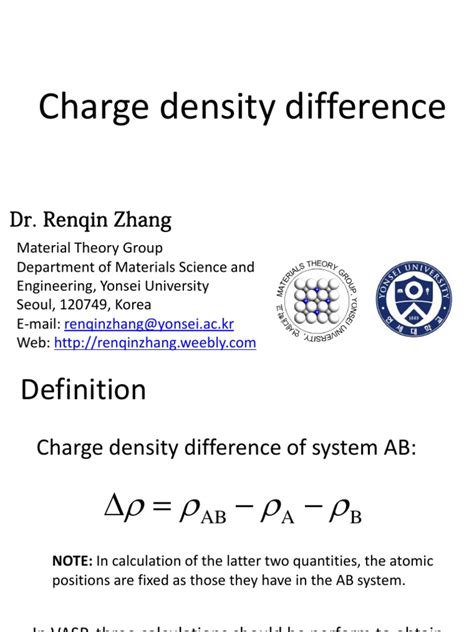 Charge Density Difference | PDF | Physical Sciences | Nature