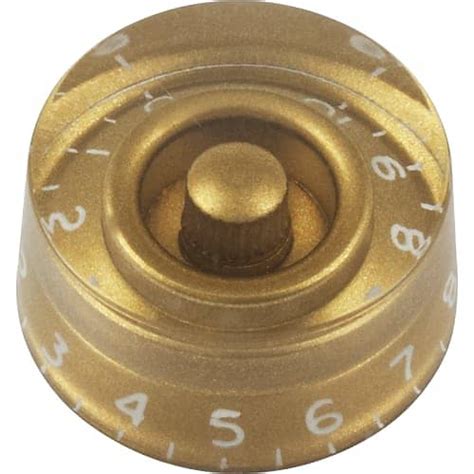 Gold Knob Speed Gibson Style See Through Reverb