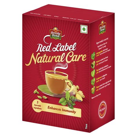 Brooke Bond Red Label Natural Care Tea Indian Flavored Black Tea