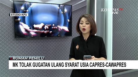 Alasan MK Tolak Gugatan Ulang Syarat Usia Capres Cawapres Peserta