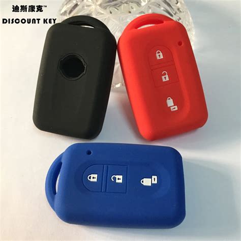 Silicone Rubber Car Key Case Cover For Nissan Duke Micra Qashqai Juke X