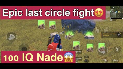 LAST ZONE INTENSE FIGHT 100 IQ NADES PUBG Mobile Pubg