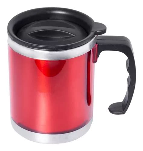 Jarro Mug Termico Acero Inoxidable Ml Vaso Con Manija