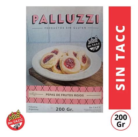 Pepas Frutos Rojos Sin Tacc X 200grs Palluzi MercadoLibre