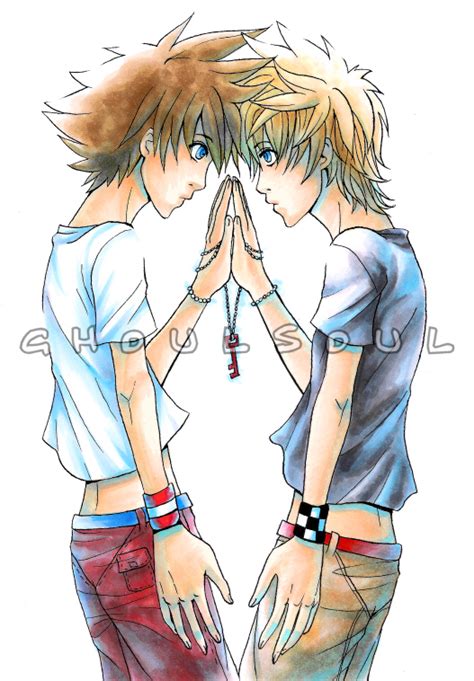 Sora X Roxas By Ghoulsoul On Deviantart