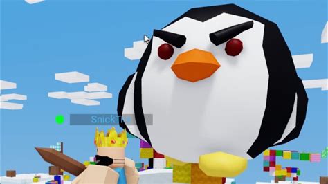 Penguin Survival Mode Live Event In Roblox Bedwars Youtube