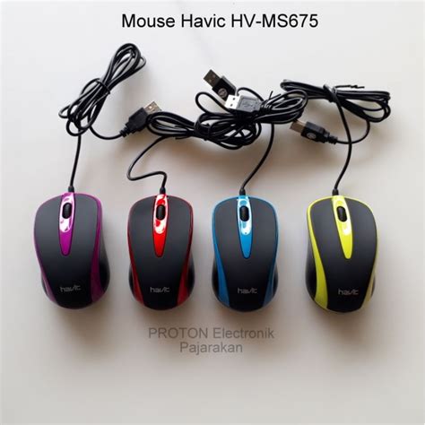 Jual Mouse Usb Wired Havic Hv Ms675 Qc High Definition Wired Optical