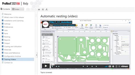 Hypertherm Pronest Lt Unlimited Cad Cam Nesting Software