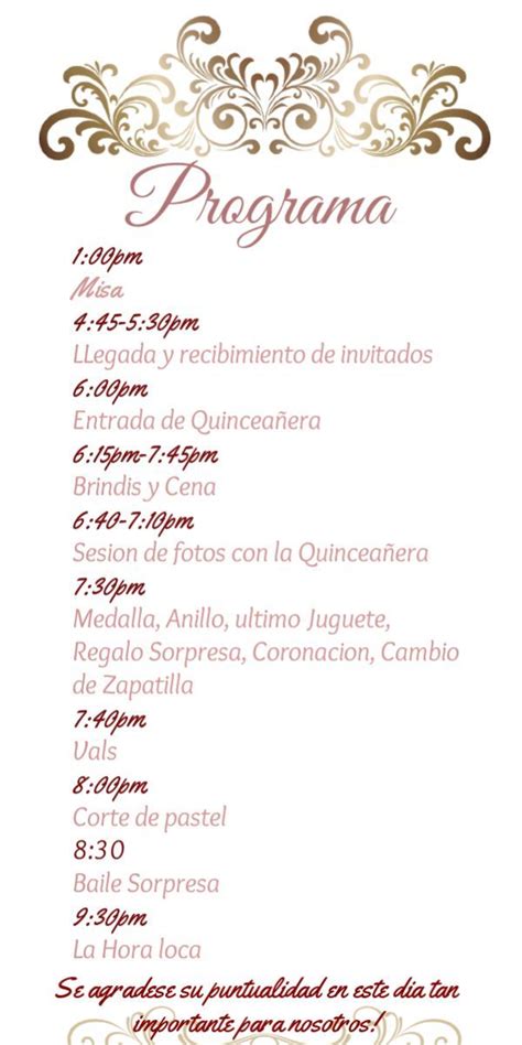 Programa De Quincea Era En Fiestas Tematicas De Fiestas De