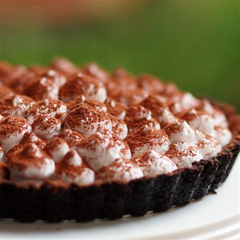 Recette Tarte au chocolat meringuée