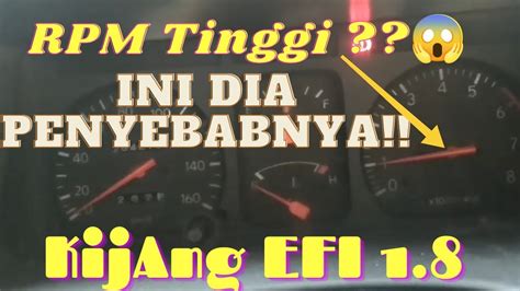 Cara Mengatasi Rpm Stasioner Tinggi Pada Toyota Kijang Efi Youtube