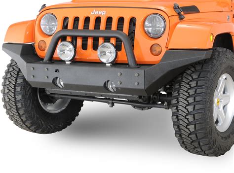 Rugged Ridge 1154024 Xhd Front Bumper High Clearance Ends In Textured