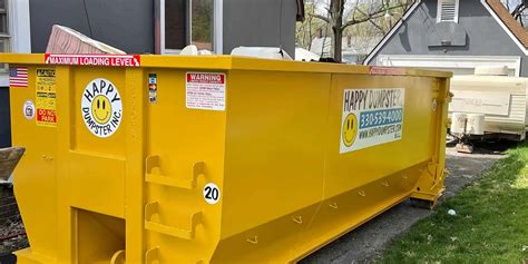 20 Yard Dumpster Large Rolloff Dumpster Happy Dumpster Inc