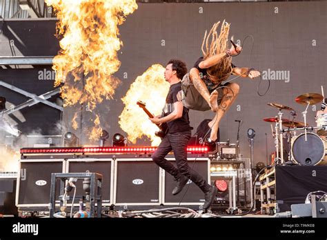 May 18 2019 Columbus Ohio Us Joe Duplantier Of Gojira And