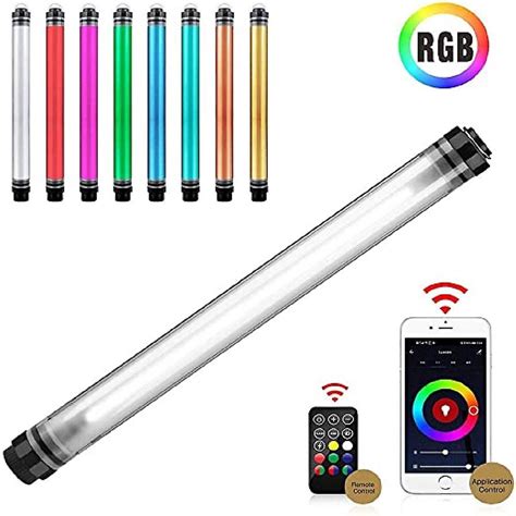 LuxCeo Rgb Fotografia Leve Handheld LED Video Light Wand Underwater Rgb