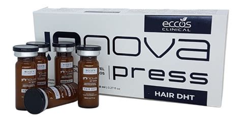 Innova Press Hair Dht Mescla De Ativos Ampolas Ml Eccos