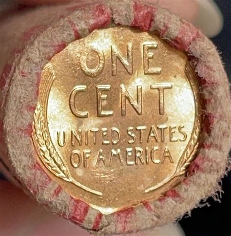 Us Lincoln Wheat Cent Penny Roll Bu P S Vdb Ender Coins Old