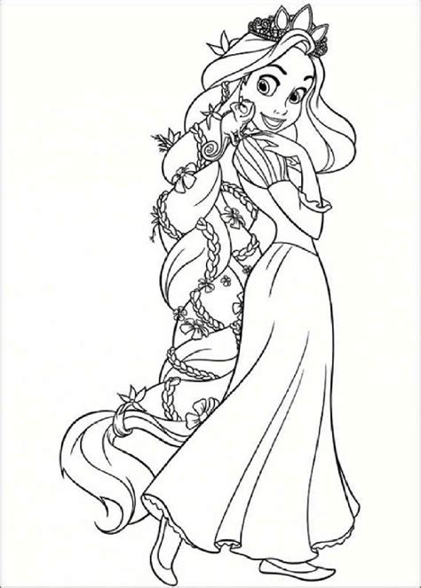 Rapunzel Coloring Pages Printable