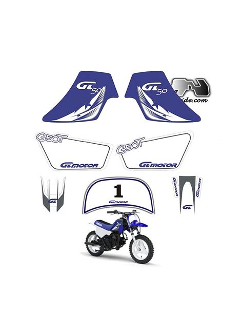 9ride vous propose un Kit déco Yamaha PW 50 GT 9ride kitdeco piwi peewee