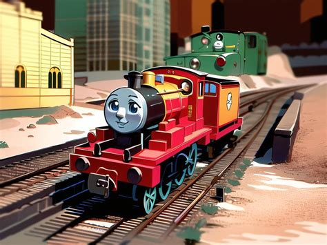 Putting A Thomas Character In An Ai Art Generator By