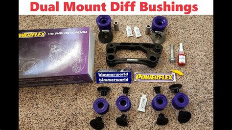 Powerflex Dual Mount Diff Bushings Bmw F X M M M Youtube