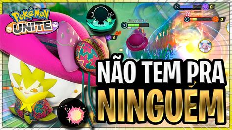 O MELHOR Suporte De Todos Eldegoss Pokemon UNITE Gameplay YouTube