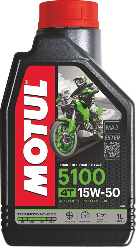 Motul 104080 5100 4t Hybrid 15w 50 Api Sm Technosynthese Semi Synthetic