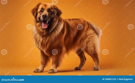 Estrela Mountain Dog Breed Dog Isolated On A Clean White Background