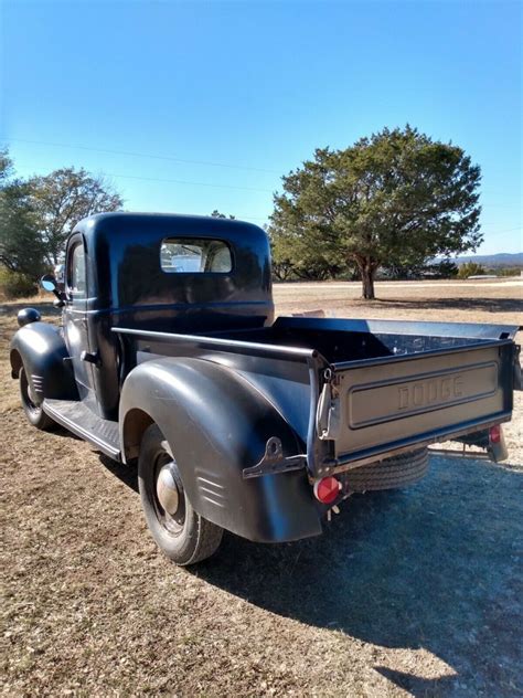 Antique 1946 Dodge Pick Up For Sale Photos Technical Specifications Description