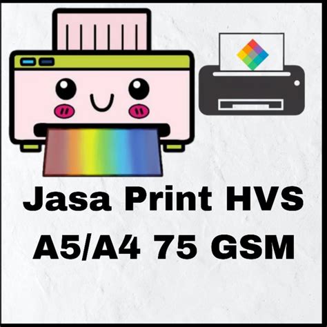 Jual Jasa Print Hvs A4 A5 Cetak Buku Skripsi Makalah Cetak Warna