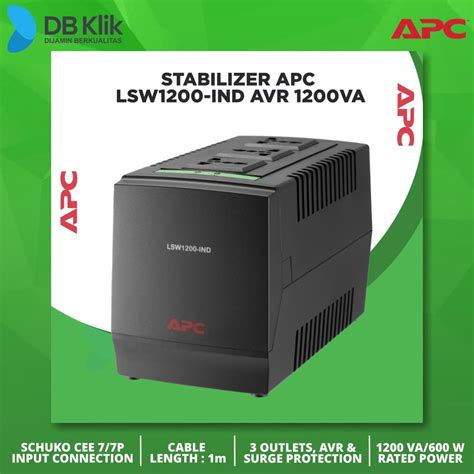 Jual Stabilizer APC LSW1200 IND AVR 1200VA APC Line R LSW1200 IND