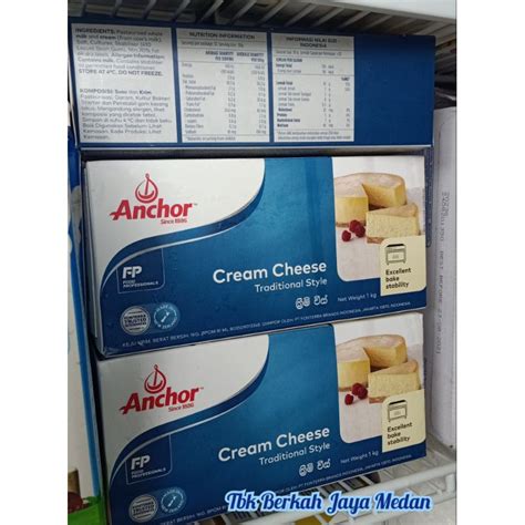 Jual Anchor Cream Cheese Kg Cream Cheese Cream Keju Krim Keju Shopee