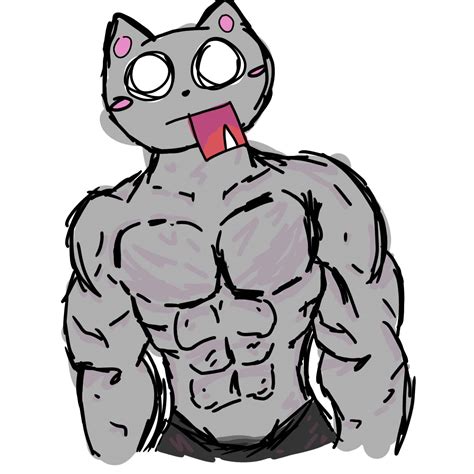 Buff Nyan Cat By Vanillapawsuwu On Deviantart