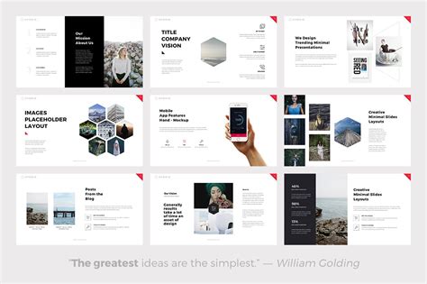 Wonderful Ways Powerpoint minimalist template with smart ways