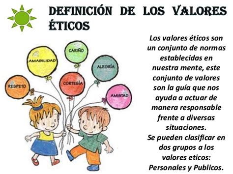 ¿qué Son Los Valores éticos Valores10