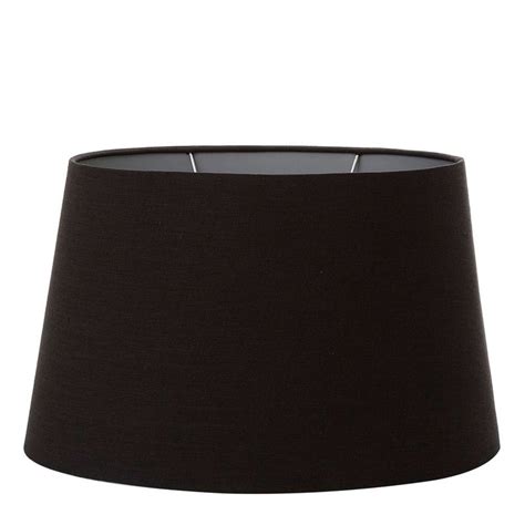 Buy Xxl Oval Lamp Shade 20x12 X 16x10 X12 H Black With Silver Lining Linen Lamp Shade