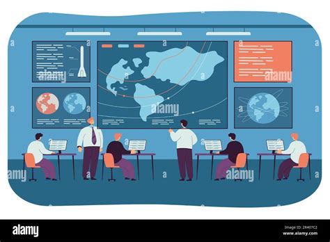 Centro Control Misi N Im Genes Vectoriales De Stock Alamy