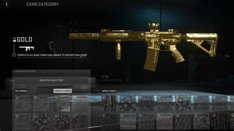 Gold Camo Unlock Guide For Call Of Duty Modern Warfare 2 Mw2